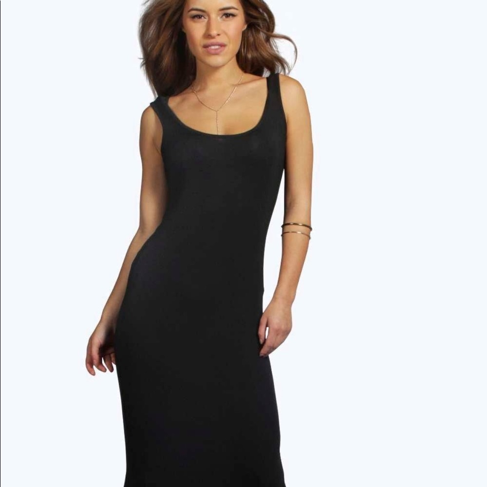 Express black maxi dress